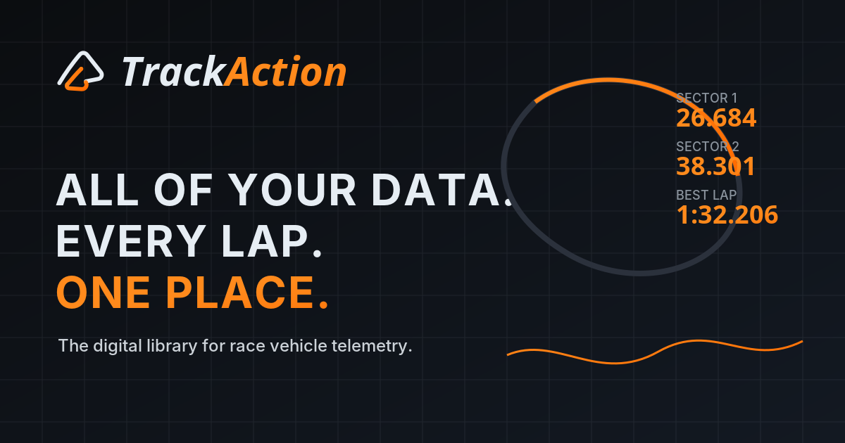 TrackAction — The digital library for race vehicle telemetry